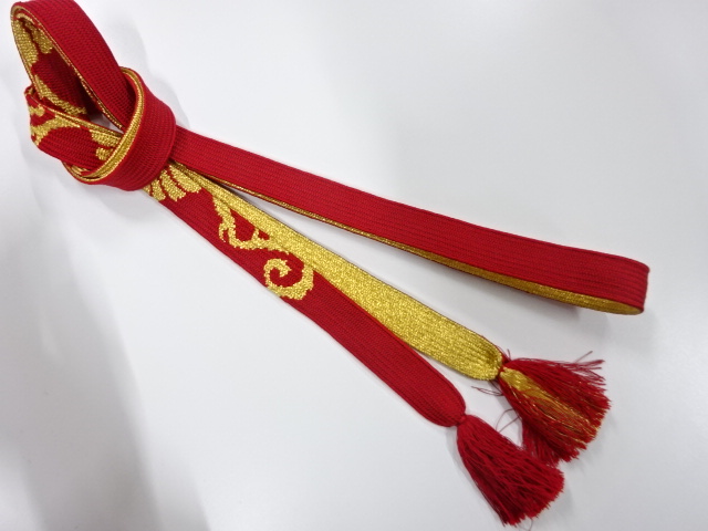 正絹　手組帯締め